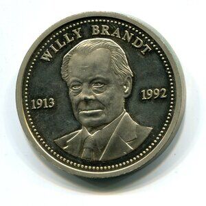 Germany Willy Brandt Commemorative Medal (b735-115)